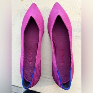 New without box Rothy’s the point Wild Orchid size 10